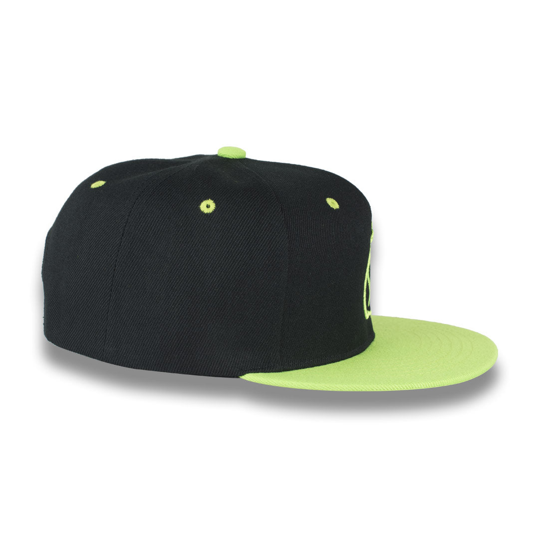 Money Bag (Black & Neon Green Snapback Hat)