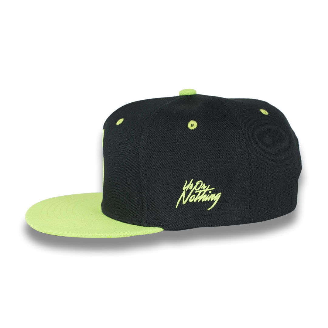 Money Bag (Black & Neon Green Snapback Hat)