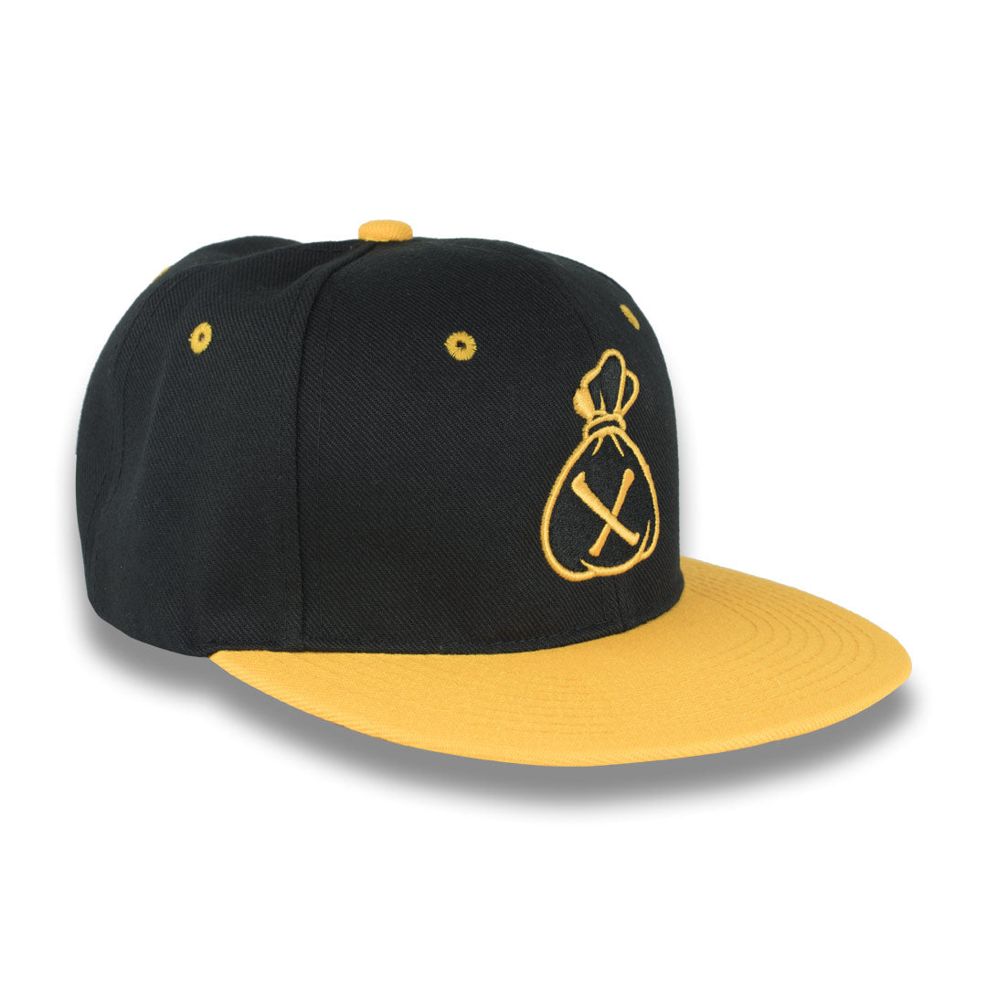 Money Bag (Black & Yellow Snapback Hat)