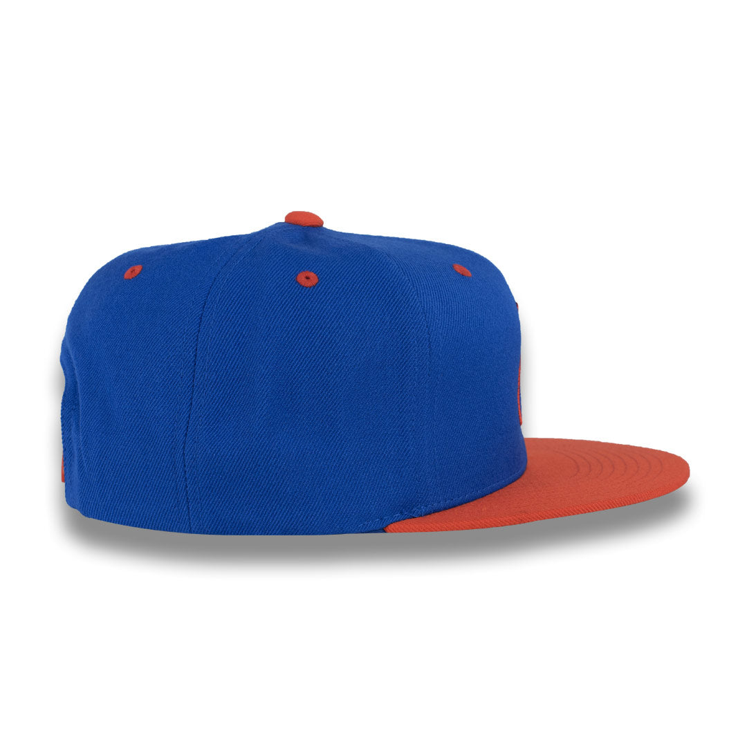Money Bag (Blue & Orange Snapback Hat)
