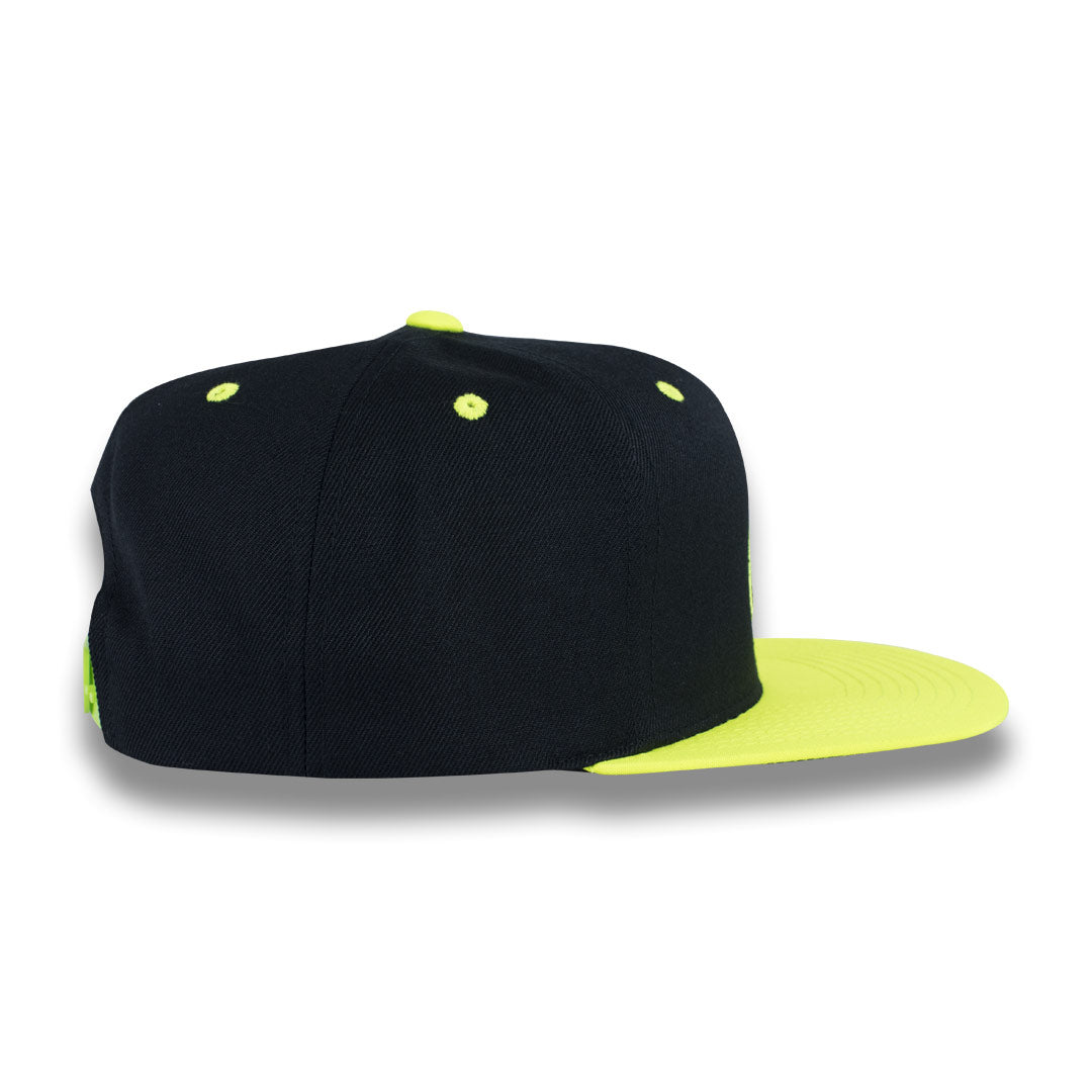 Money Bag (Black & Fluorescent Yellow Snapback Hat)