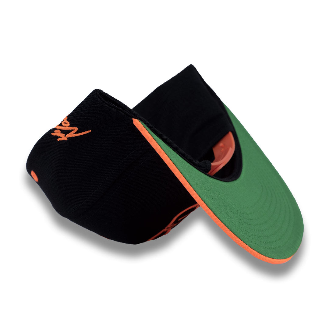 Money Bag (Black & Orange Snapback Hat)