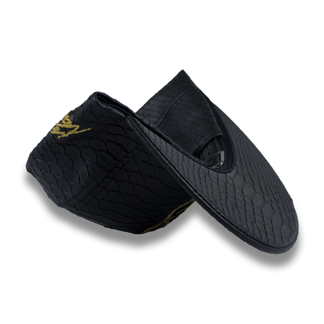 Money Bag (Black & Gold Snake Strapback Hat)