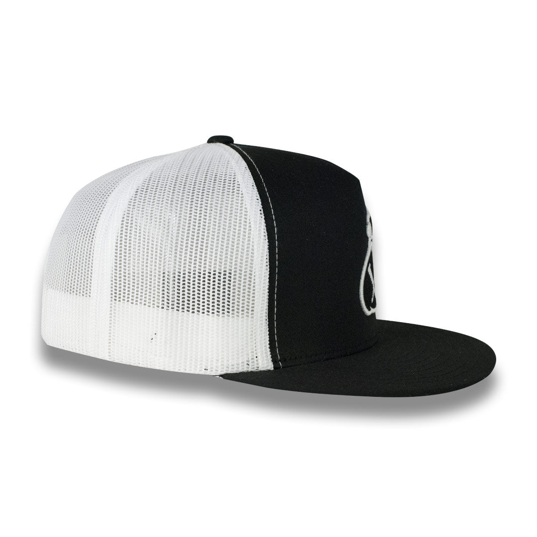 Money Bag (White & Black Mesh Snapback Hat)