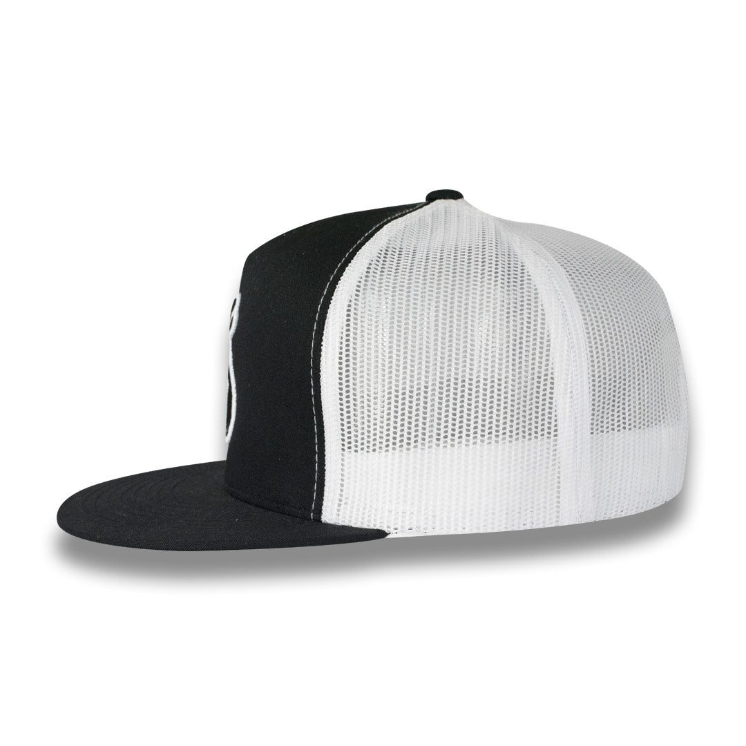 Money Bag (White & Black Mesh Snapback Hat)