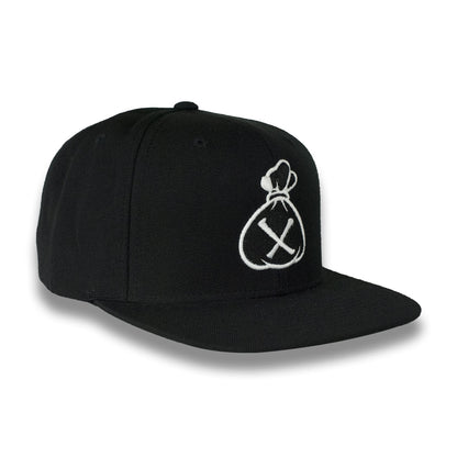 Money Bag (Black & White Snapback Hat)