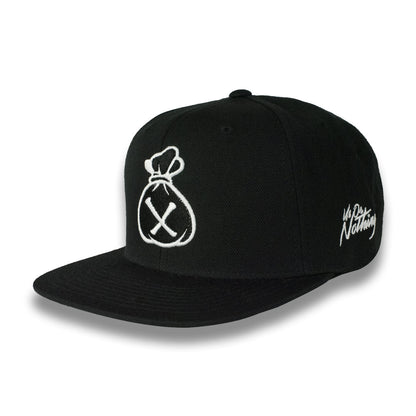 Money Bag (Black & White Snapback Hat)