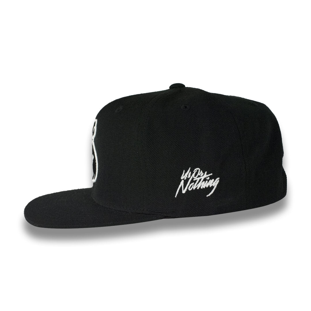 Money Bag (Black & White Snapback Hat)