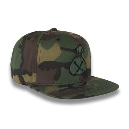 Money Bag (Camouflage Snapback Hat)