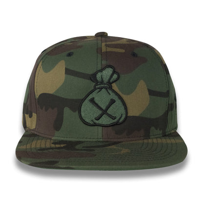 Money Bag (Camouflage Snapback Hat)