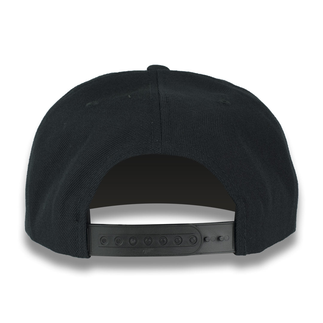 Money Bag (Black & Black Snapback Hat)