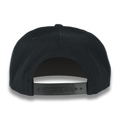 Money Bag (Black & Black Snapback Hat)