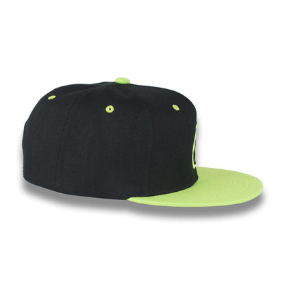 Money Bag (Black & Neon Green Snapback Hat)