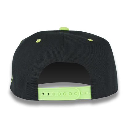 Money Bag (Black & Neon Green Snapback Hat)