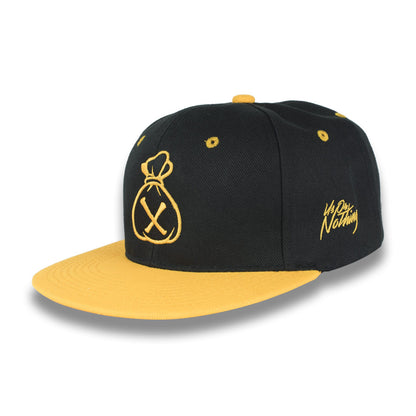 Money Bag (Black & Yellow Snapback Hat)