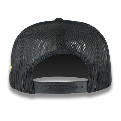 Money Bag (Black & Gold Mesh Snapback Hat)