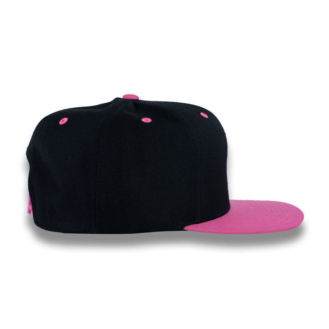 Money Bag (Black & Pink Snapback Hat)