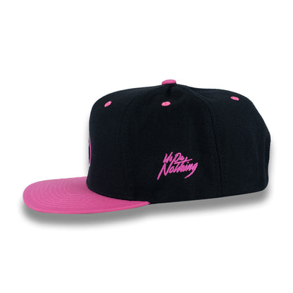 Money Bag (Black & Pink Snapback Hat)