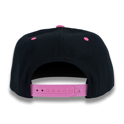 Money Bag (Black & Pink Snapback Hat)