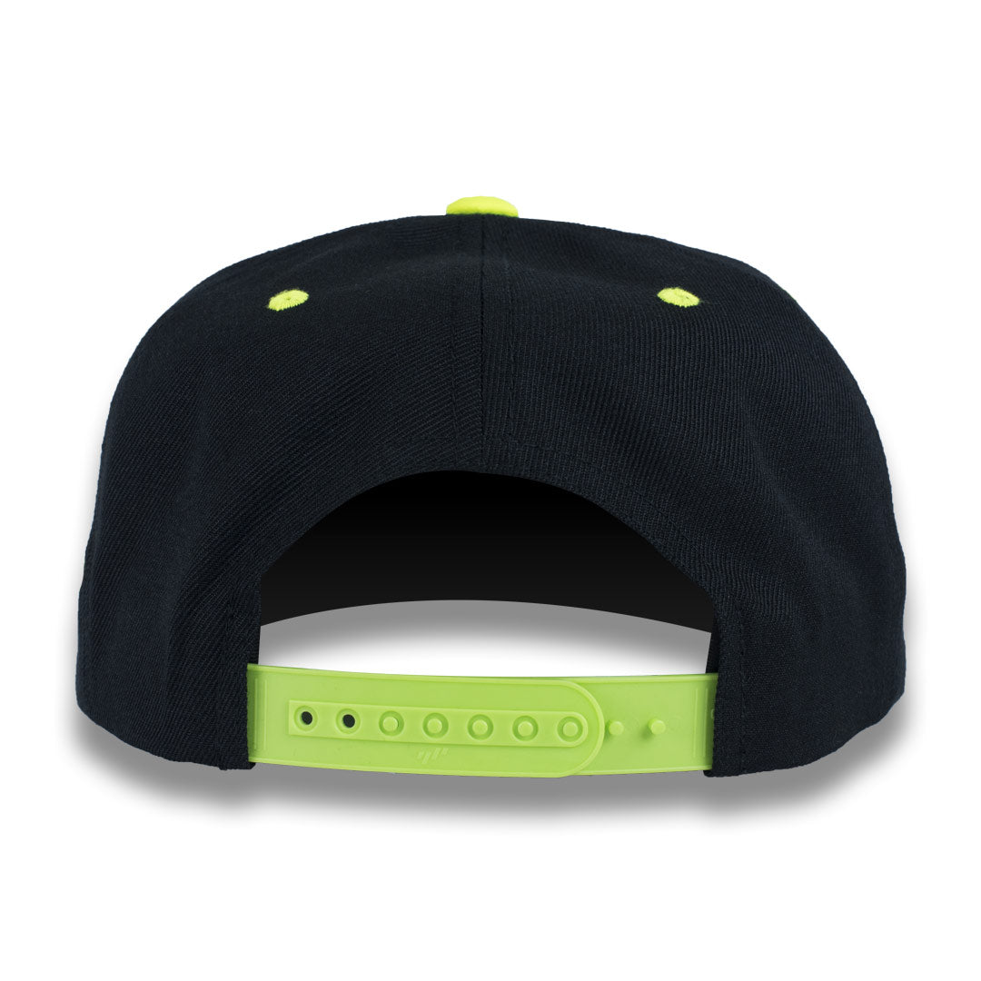 Money Bag (Black & Fluorescent Yellow Snapback Hat)