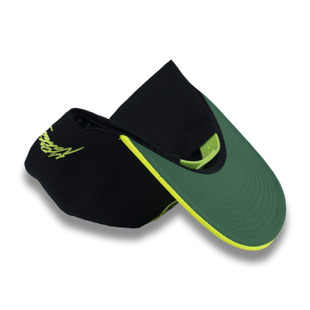Money Bag (Black & Fluorescent Yellow Snapback Hat)