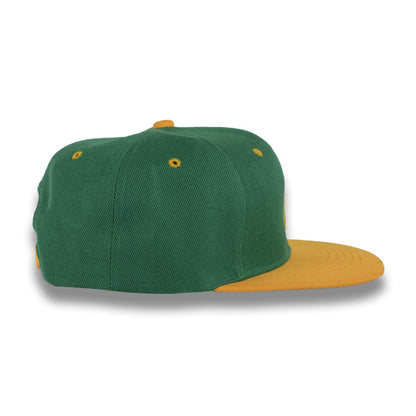 Money Bag (Green & Gold Snapback Hat)