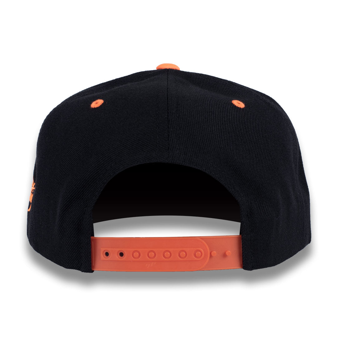 Money Bag (Black & Orange Snapback Hat)