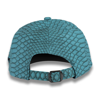 Money Bag (Turquoise & Black Snake Strapback Hat)