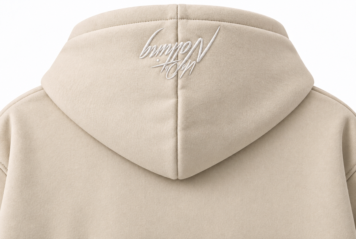 Us Or Nothing™ | Monogram x The Last Supper Hoodie – Bone | Limited Edition