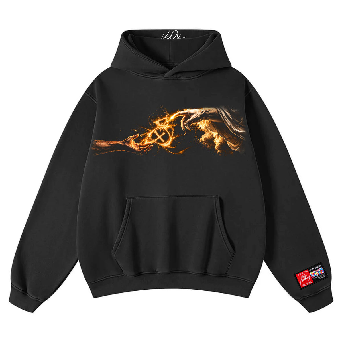 Us Or Nothing™ | God's Creation Hoodie – Black | Limited Edition