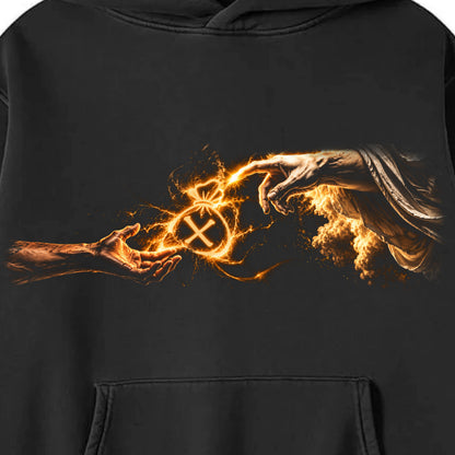 Us Or Nothing™ | God's Creation Hoodie – Black | Limited Edition