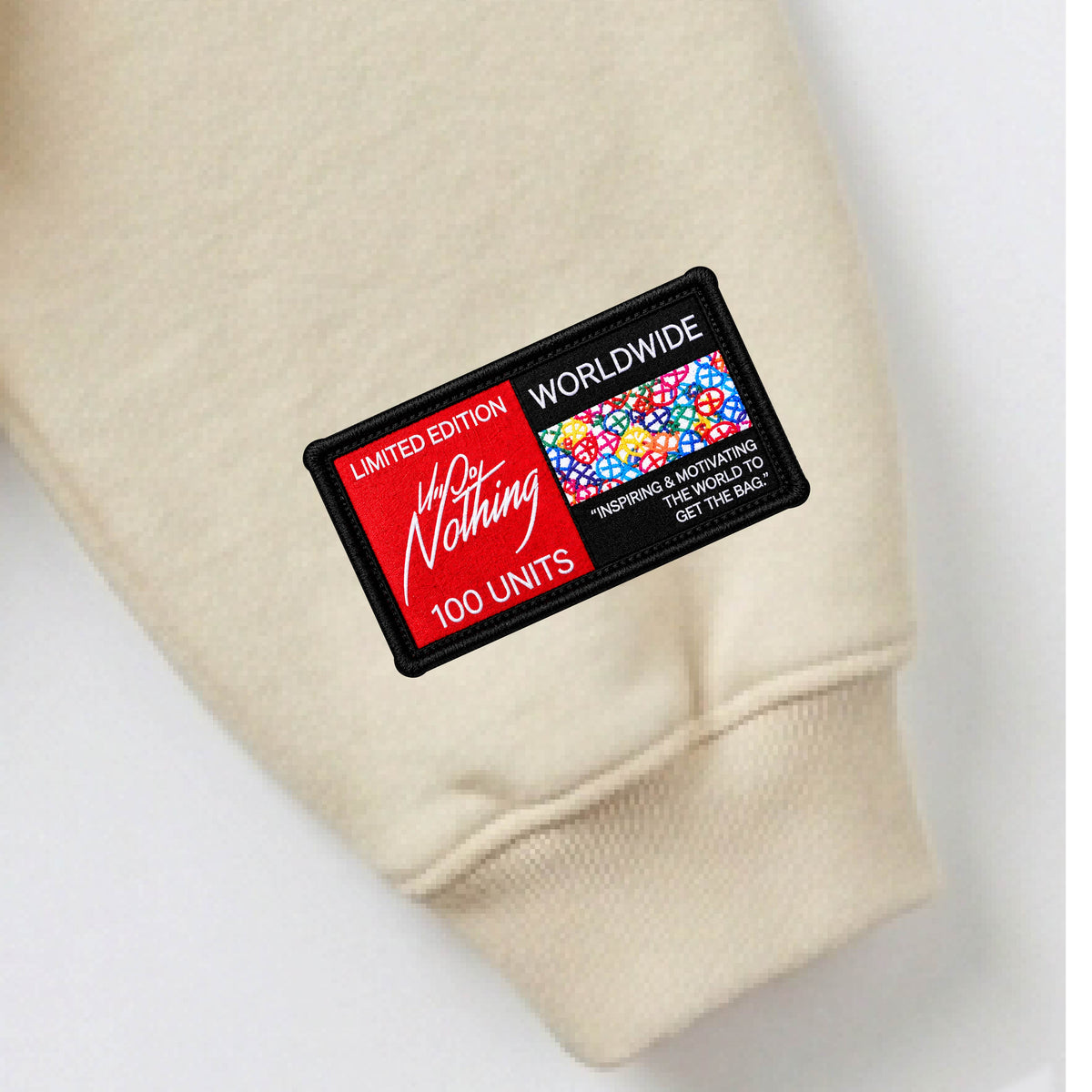 Us Or Nothing™ | Monogram x The Last Supper Hoodie – Bone | Limited Edition