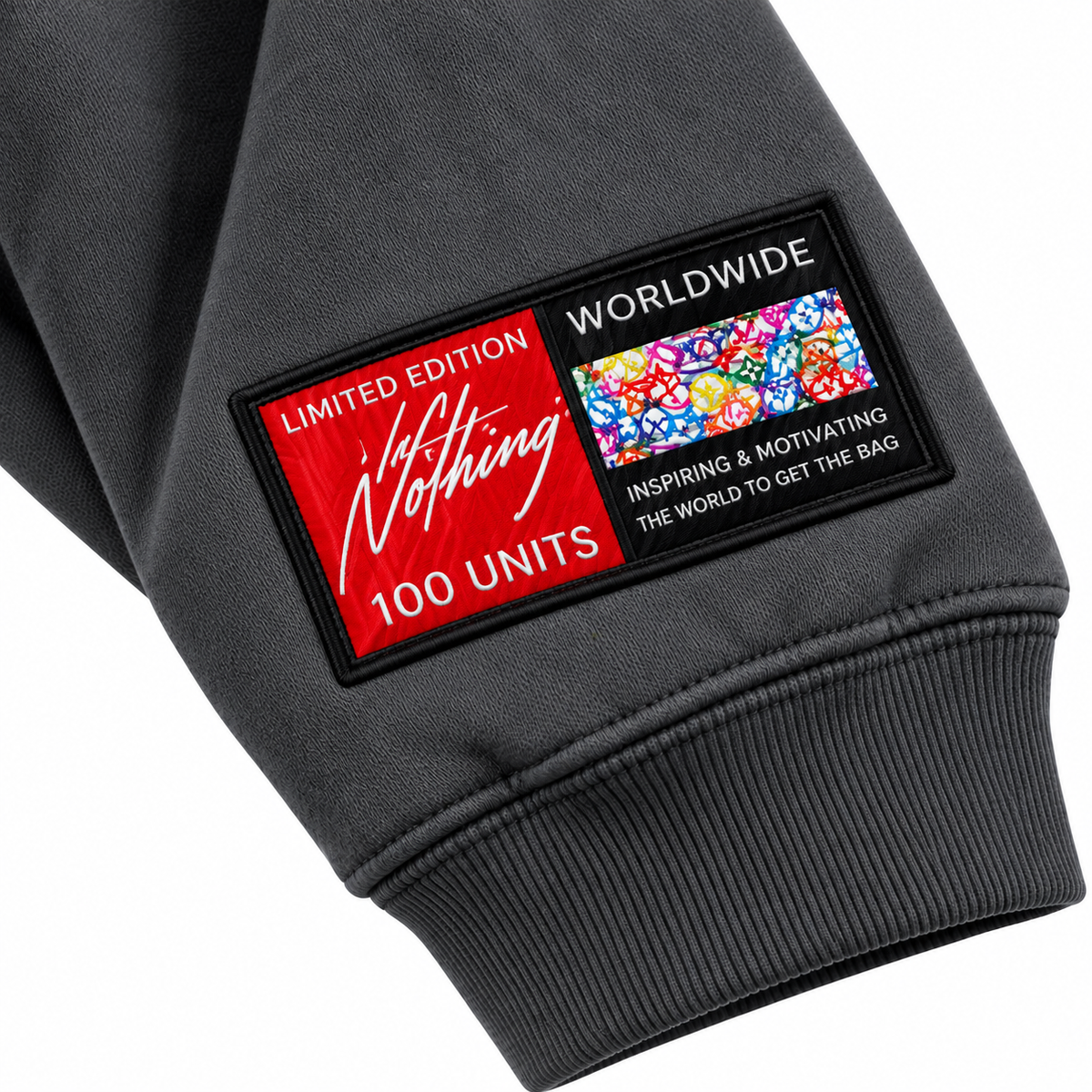 Us Or Nothing™ | Monogram x Porsche GT3 Hoodie – Slate Grey | Limited Edition