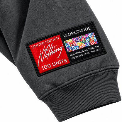 Us Or Nothing™ | Monogram x Porsche GT3 Hoodie – Slate Grey | Limited Edition