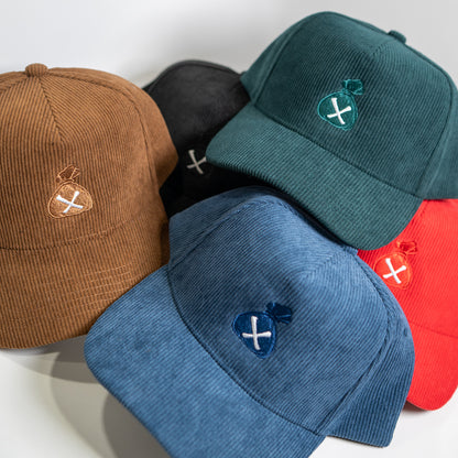 Corduroy Money Bag (Snapback Hat)