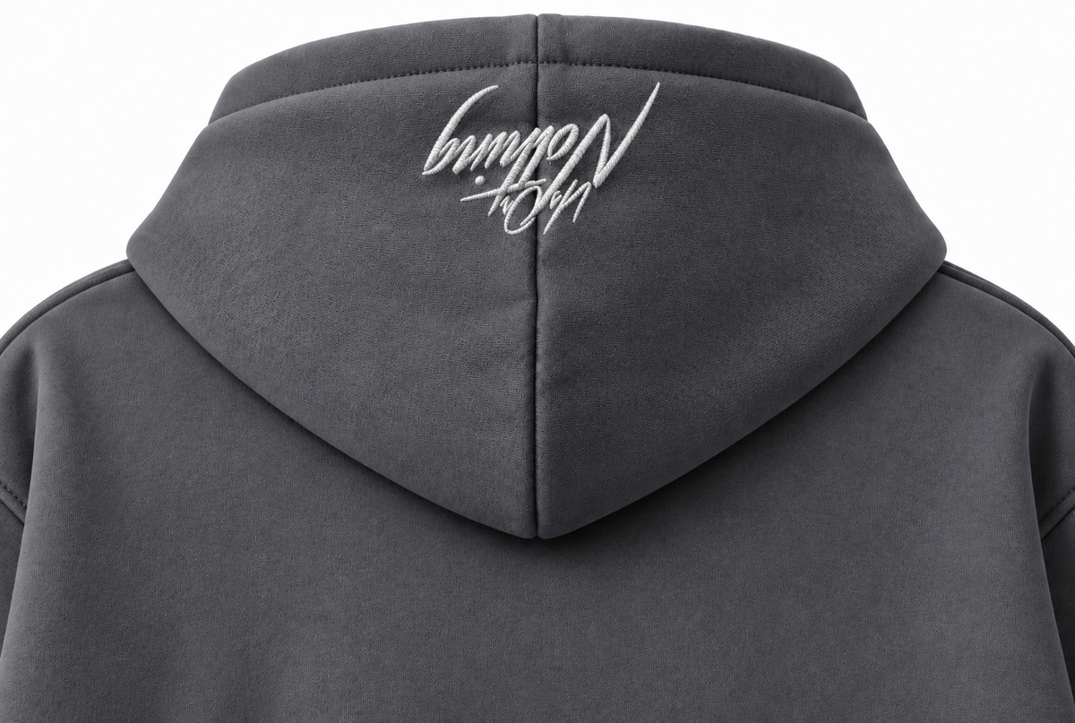 Us Or Nothing™ | Monogram x Porsche GT3 Hoodie – Slate Grey | Limited Edition