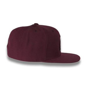 Burgundy Money Bag (Snapback)