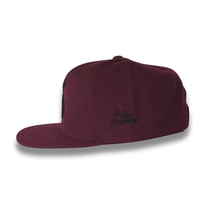 Burgundy Money Bag (Snapback)