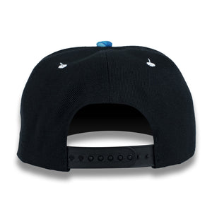 Black & White Money Bag (Blue Snapback)