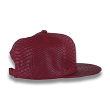 Load image into Gallery viewer, Red &amp; Black Money Bag (Snake Strapback)
