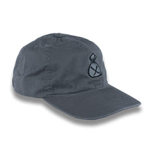 Load image into Gallery viewer, Grey &amp; Black Money Bag Dad Hat (Strapback)
