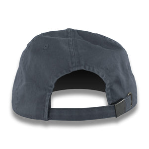 Grey & Black Money Bag Dad Hat (Strapback)