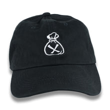 Load image into Gallery viewer, Black &amp; White Money Bag Dad Hat (Strapback)
